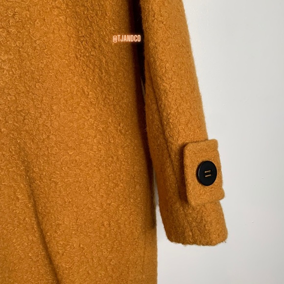 BCBGMAXAZRIA: MARIGOLD BUTTON OVERSIZED PEACOAT - Picture 2 of 12